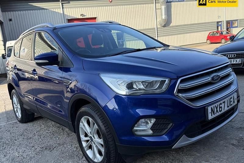 Used Ford Kuga Titanium 182 HP (133 kW) 2018 Blue SUV