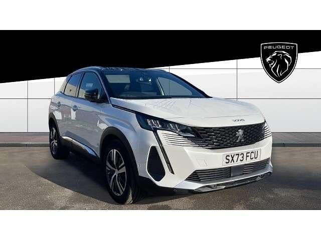 White Used 2024 Peugeot 3008 Allure+ SUV | £20,382 (Good price) - Image 1/4