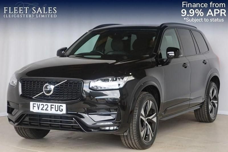 Black Used 2022 Volvo XC90 R-Design SUV | £38,945 (Fair price) - Image 1/3