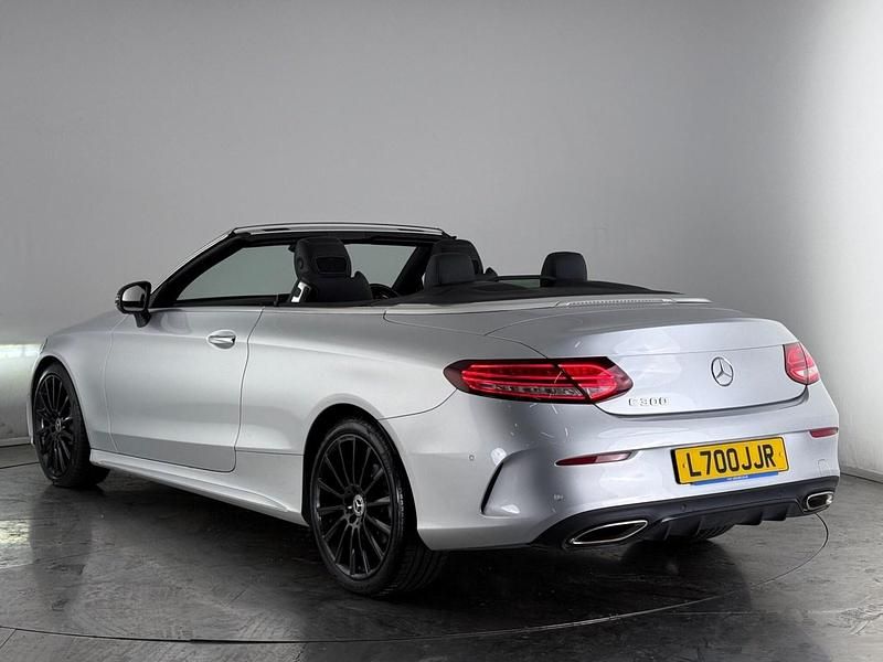 Used Mercedes C300 AMG line 2021 Silver Cabriolet
