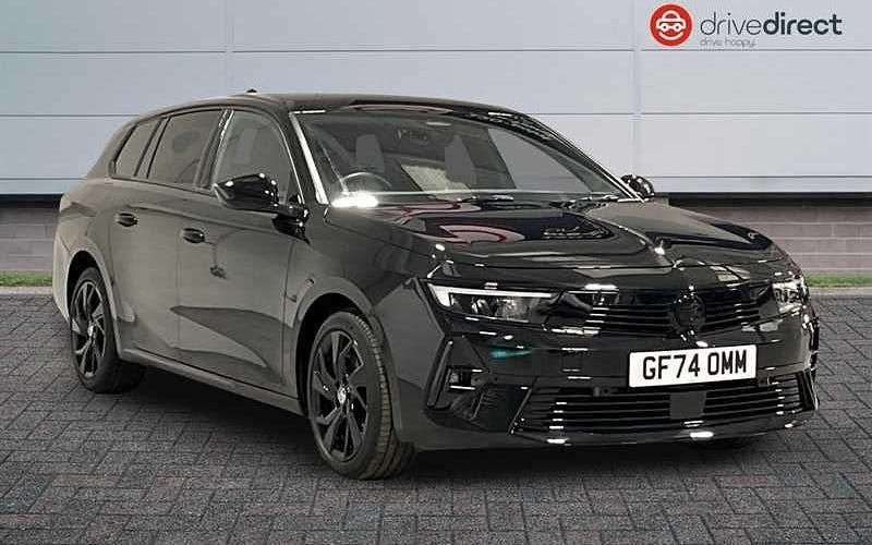 Used Vauxhall Astra S 131 HP (96 kW) 2024 Black Estate