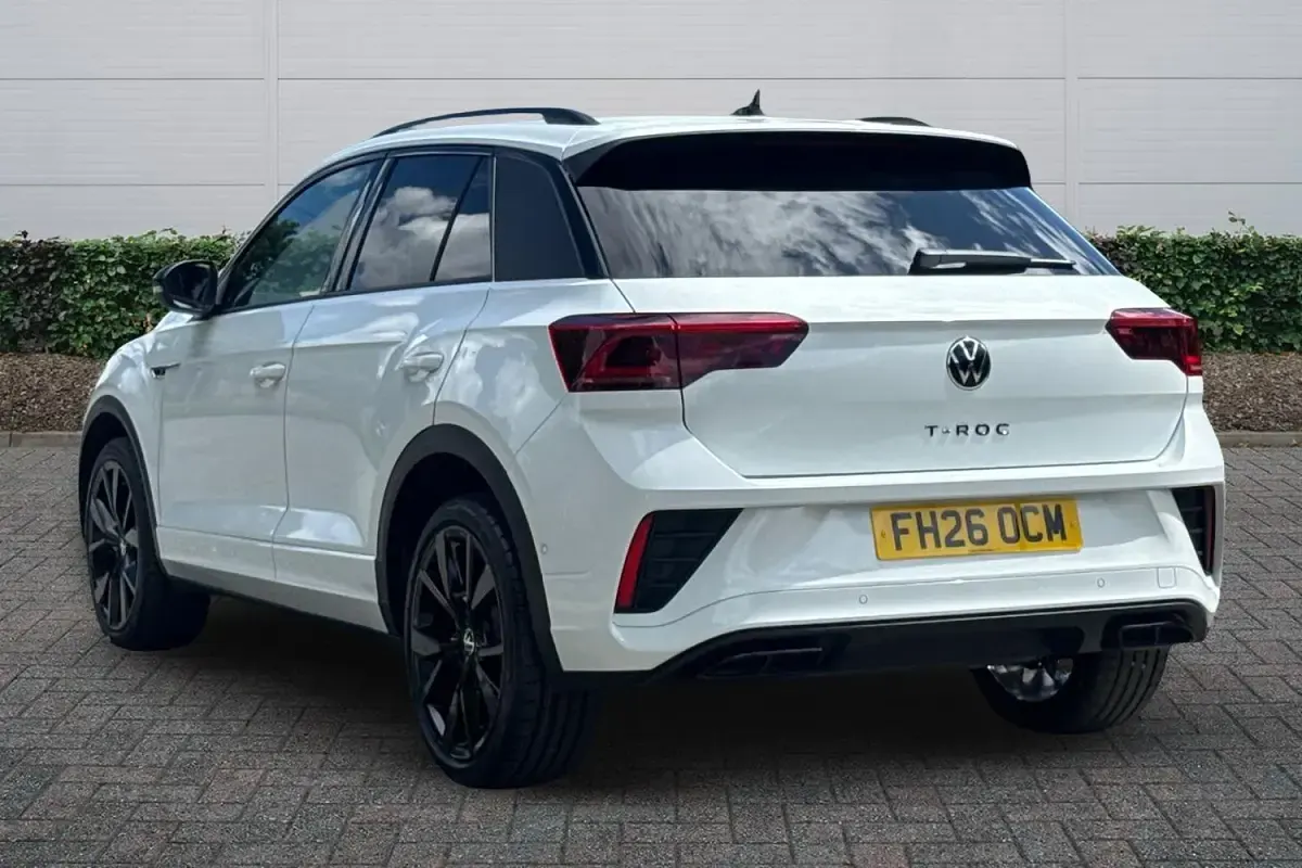 New VW T-Roc Black Edition 150 HP (110 kW) 2026 Pure white SUV