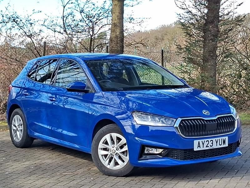 Used Skoda Fabia Comfort 80 HP (58 kW) 2023 Blue Hatchback