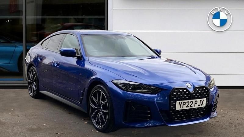 Blue Used 2022 BMW 430 Gran Coupé M Sport Coupe | £29,806 (Fair price) - Image 1/4