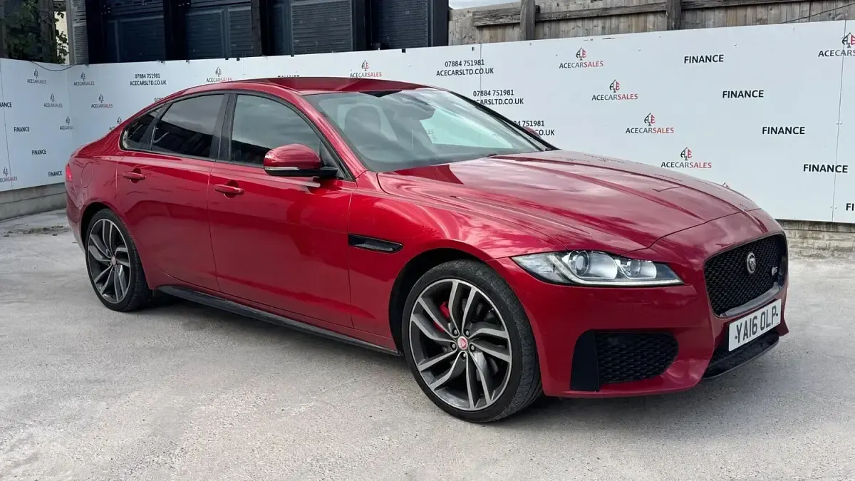 Used Jaguar XF Supercharged 2016 Red Sedan