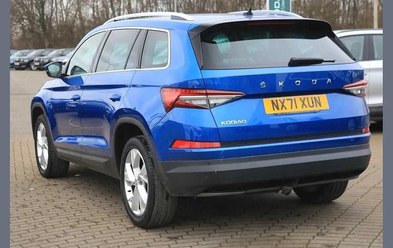 Used Skoda Kodiaq SE 150 HP (110 kW) 2021 Blue SUV