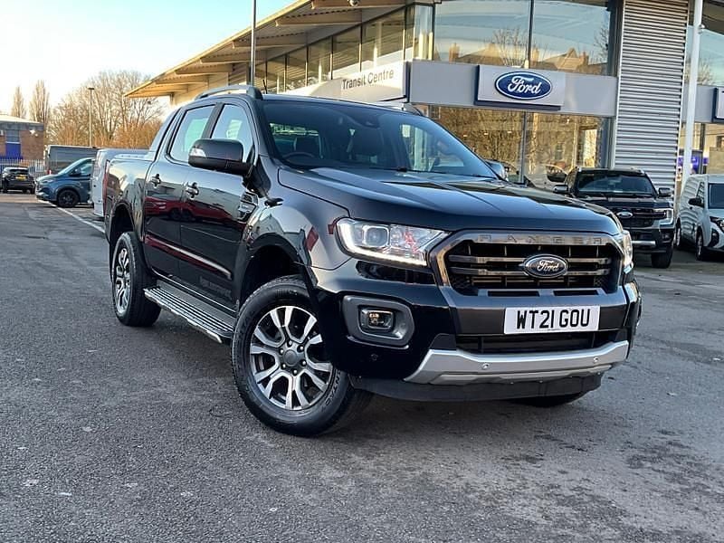 Black Used 2021 Ford Ranger Wildtrack Pickup | £16,990 (Super price) - Image 1/4