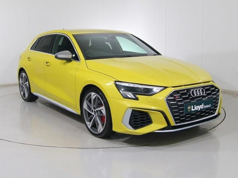 Yellow Used 2023 Audi S3 Sportback Sport Hatchback | £29,990 (Super price) - Image 1/4