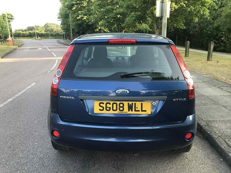 Used Ford Fiesta Style 78 HP (57 kW) 2008 Blue Hatchback
