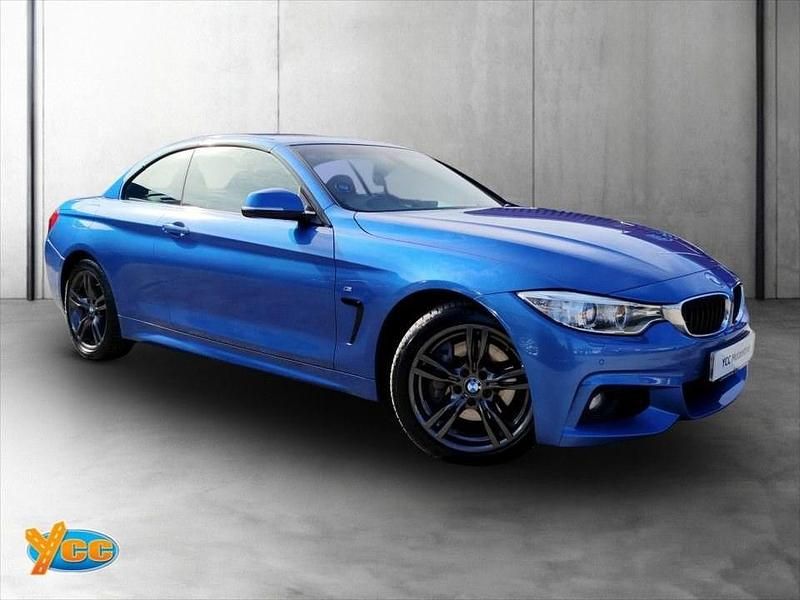 Used BMW 435 M Sport 313 HP (230 kW) 2016 Blue Cabriolet