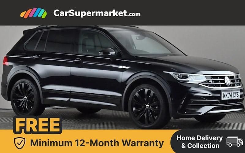 Black Used 2023 VW Tiguan Black Edition SUV | £31,697 (A bit pricey) - Image 1/4