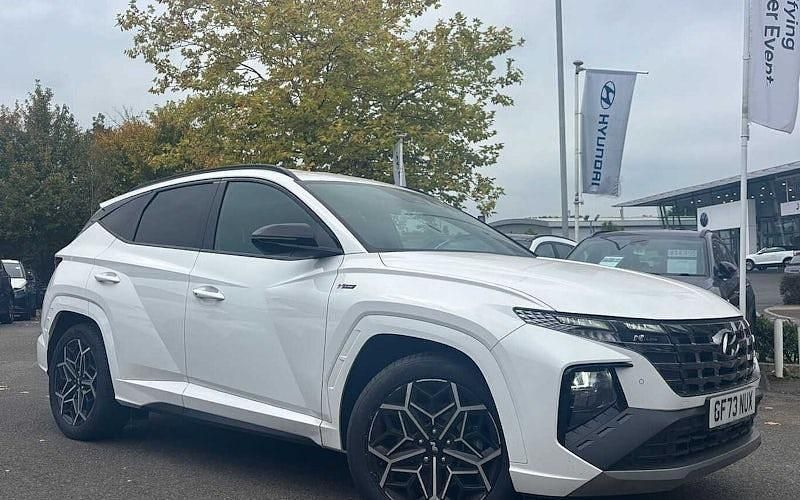 White Used 2023 Hyundai Tucson N Line SUV | £21,999 (A bit pricey) - Image 1/4