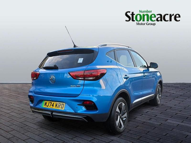 Used MG ZS Trophy Connect 130 kW (177 HP) 2024 Blue SUV