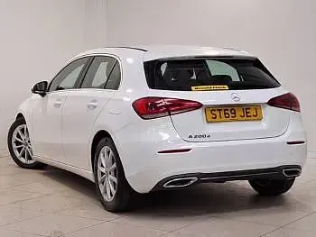 Used Mercedes A200 150 HP (110 kW) 2019 White Hatchback