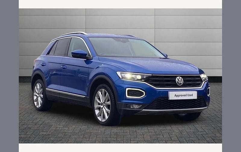Used VW T-Roc SEL 115 HP (84 kW) 2019 Blue SUV