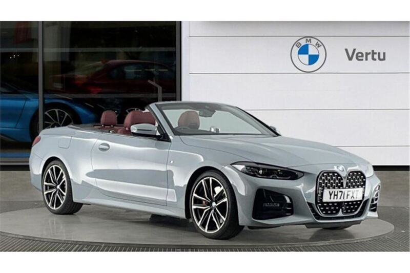 Grey Used 2021 BMW 420 M Sport Cabriolet | £28,341 (Expensive) - Image 1/4