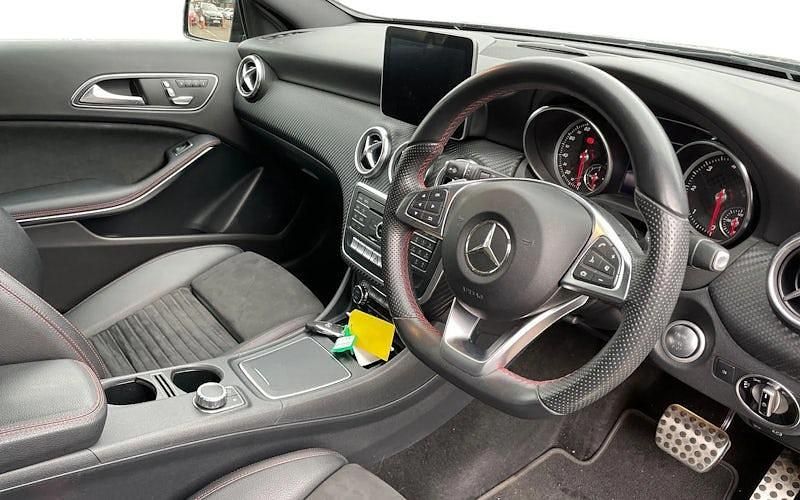 Used Mercedes A220 AMG Line Premium Plus 177 HP (130 kW) 2017 Blue Hatchback