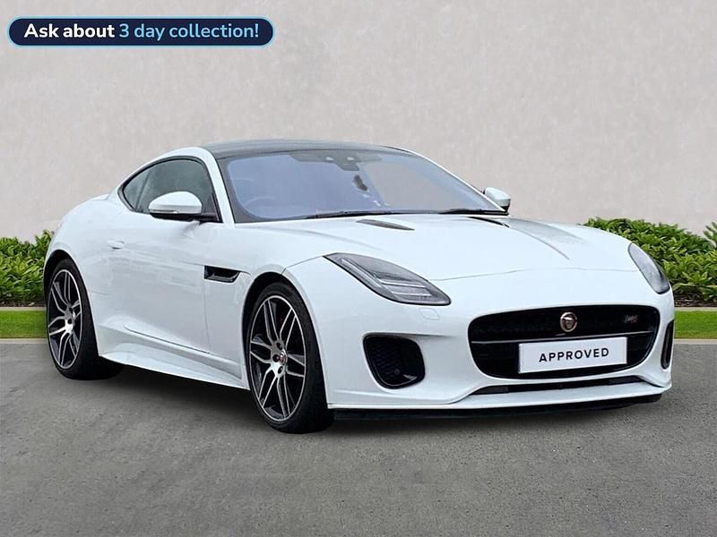 White Used 2019 Jaguar F-Type Chequered Flag Coupe | £32,809 (Fair price) - Image 1/4