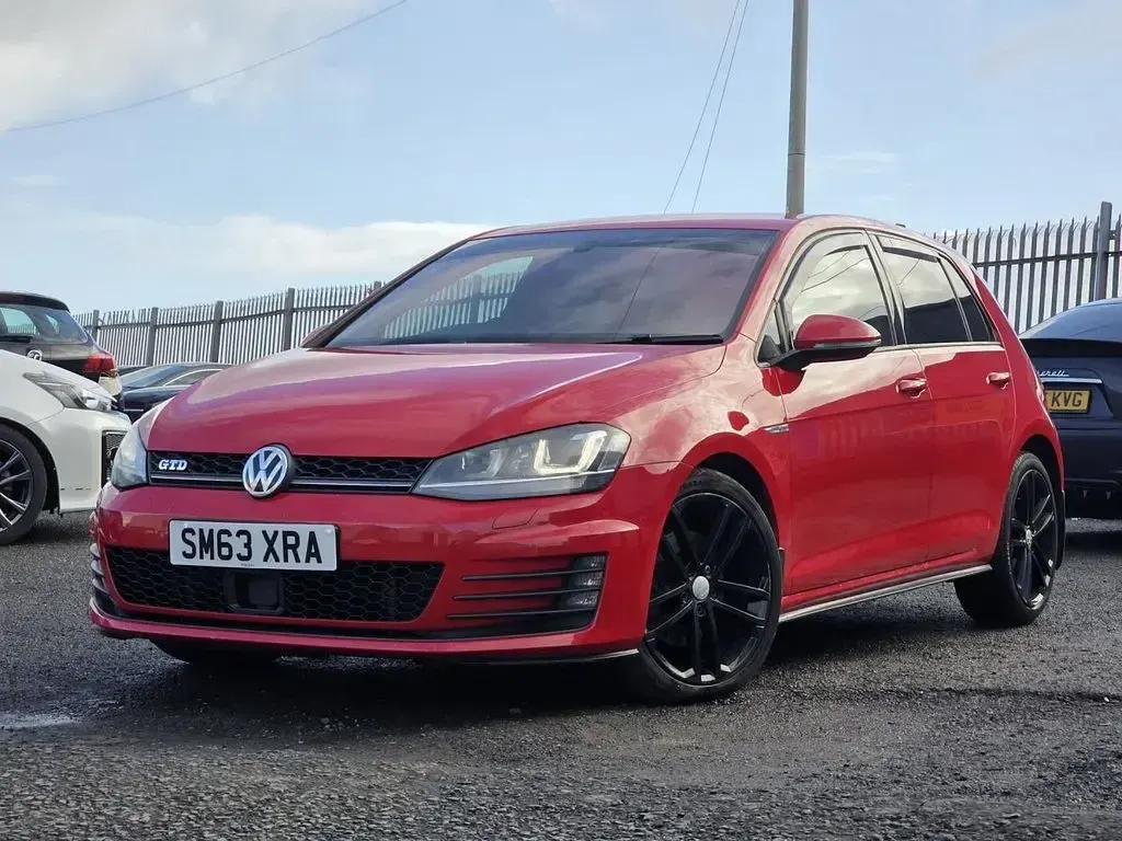 Used VW Golf VII GTD 2013 Red Hatchback