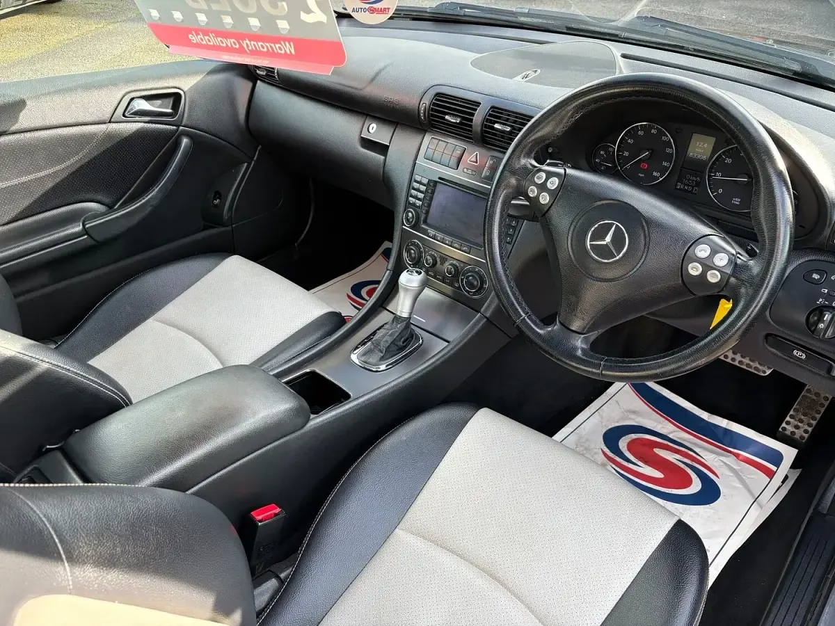 Used Mercedes C180 143 HP (105 kW) 2006 Black Coupe