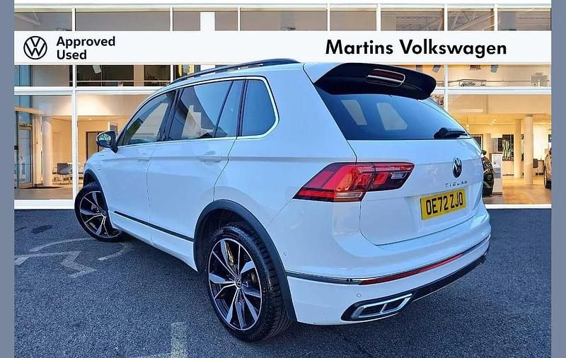 Used VW Tiguan R-line 245 HP (180 kW) 2022 White SUV