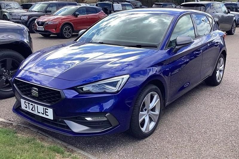 Blue Used 2021 Seat Leon FR Hatchback | £12,500 (Good price) - Image 1/1