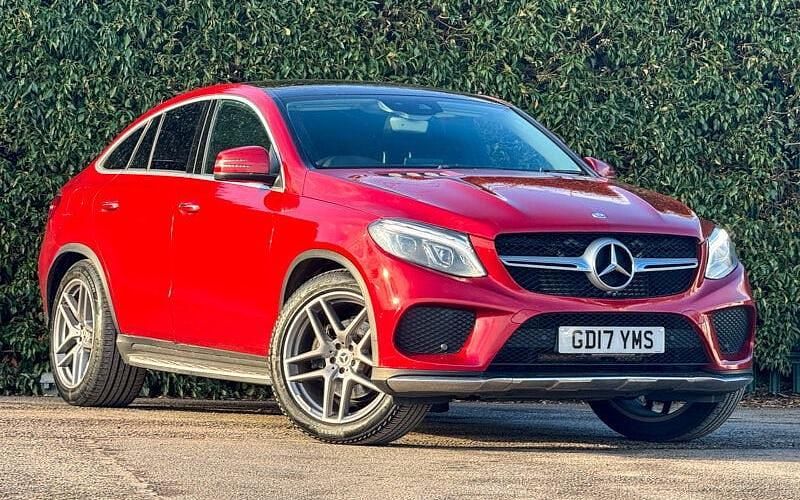 Used Mercedes GLE350 AMG Line Premium Plus 258 HP (189 kW) 2017 Red Coupe