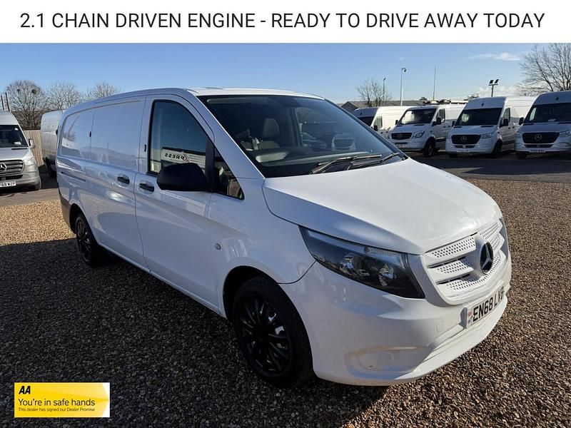 White Used 2019 Mercedes Vito Van | £8,300 (Super price) - Image 1/3