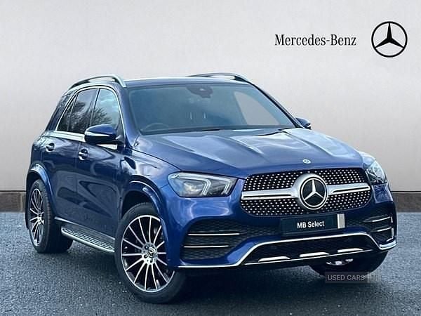 Blue Used 2022 Mercedes GLE400 AMG line Estate | £46,795 (Fair price) - Image 1/4