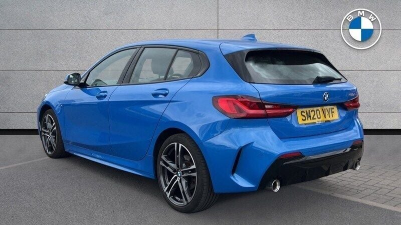 Used BMW 118 M Sport 150 HP (110 kW) 2020 Misano blue metallic  Hatchback