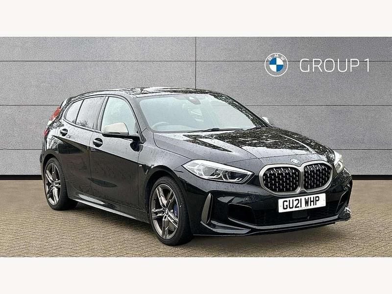 Black Used 2021 BMW M135 M Sport Hatchback | £25,995 (Fair price) - Image 1/4
