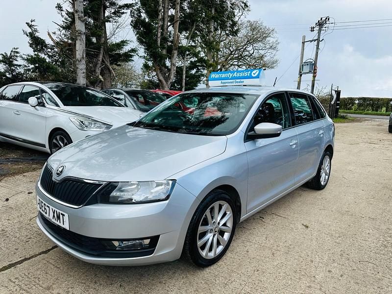 Used Skoda Rapid SE 115 HP (84 kW) 2018 Silver Hatchback