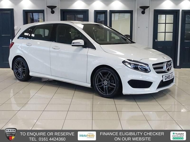 White Used 2018 Mercedes B180 AMG line MPV | £14,640 (Fair price) - Image 1/4
