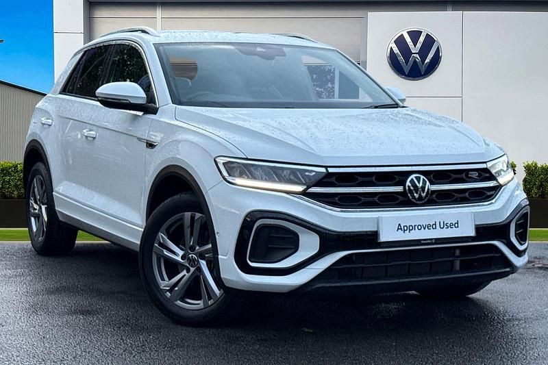 White Used 2024 VW T-Roc R-line SUV | £24,880 (Fair price) - Image 1/4