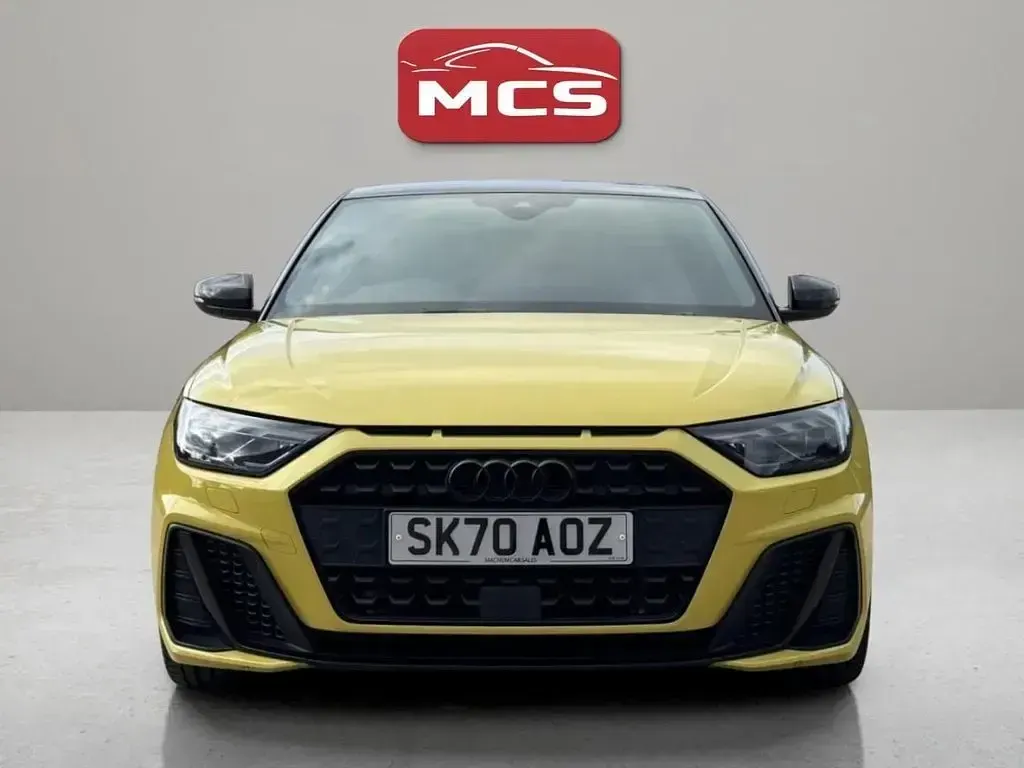 Used Audi A1 Sportback S-Line 150 HP (110 kW) 2020 Yellow Hatchback