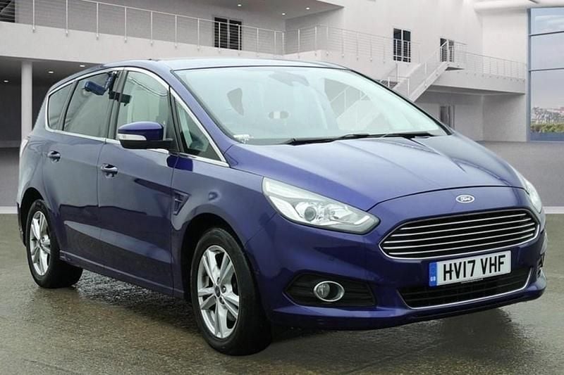 Used Ford S-MAX Titanium 180 HP (132 kW) 2017 Impact blue pearl MPV