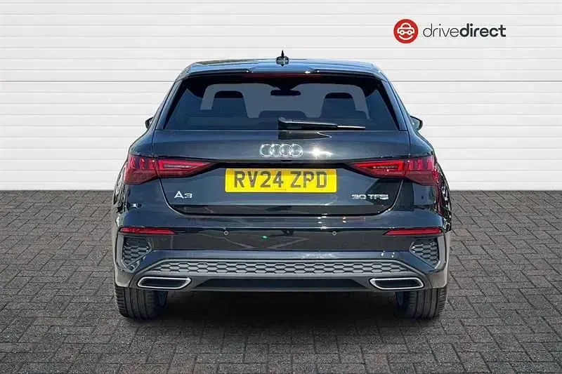 Used Audi A3 Sportback S-Line 110 HP (80 kW) 2024 Black Hatchback