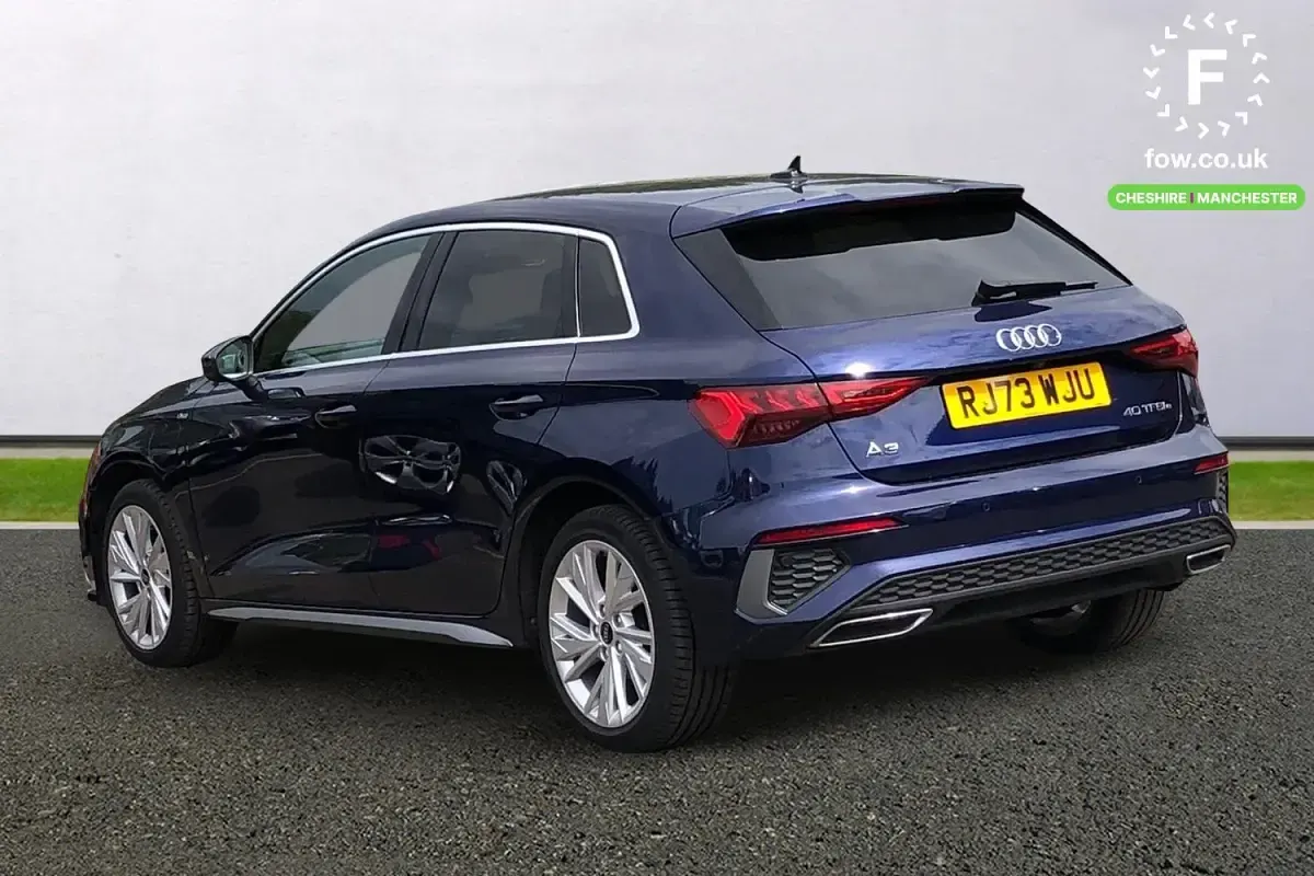 Used Audi A3 e-tron S-Line 2023 Blue Hatchback