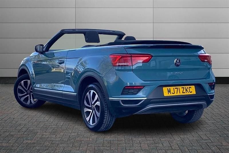 Used VW T-Roc Cabriolet Active 110 HP (80 kW) 2021 Green Cabriolet