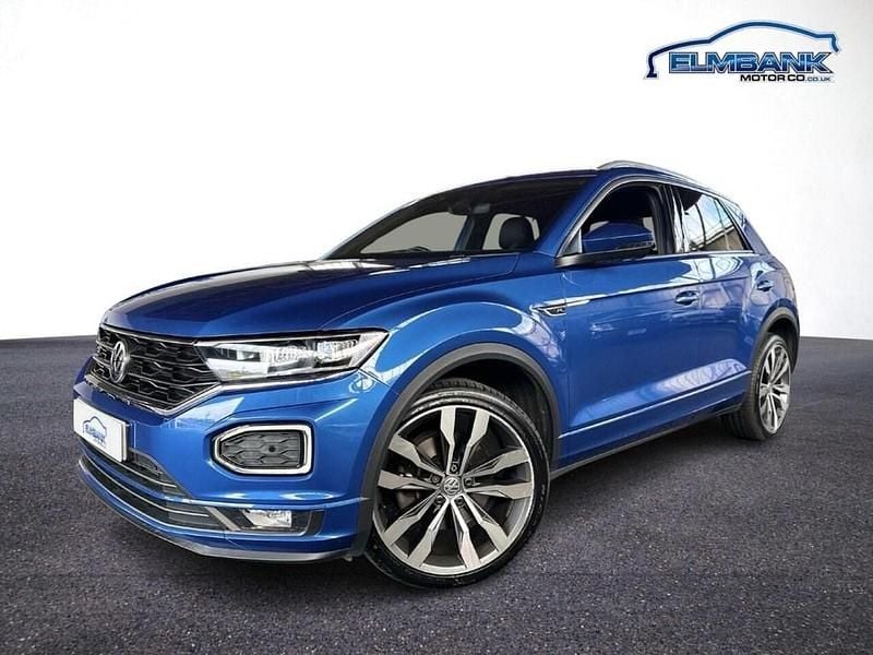 Blue Used 2020 VW T-Roc R-line SUV | £17,995 (Good price) - Image 1/4