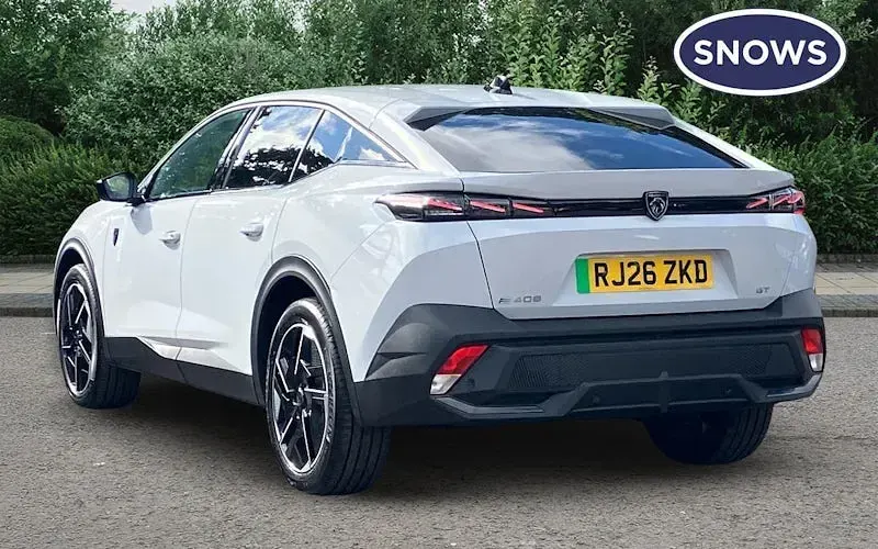 New Peugeot e-408 GT 158 kW (215 HP) 2025 White SUV
