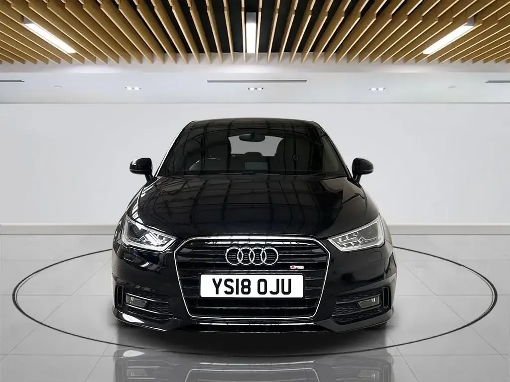 Used Audi A1 Sportback S-Line 125 HP (91 kW) 2018 Black Hatchback