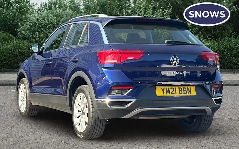Used VW T-Roc SE 150 HP (110 kW) 2021 Blue SUV