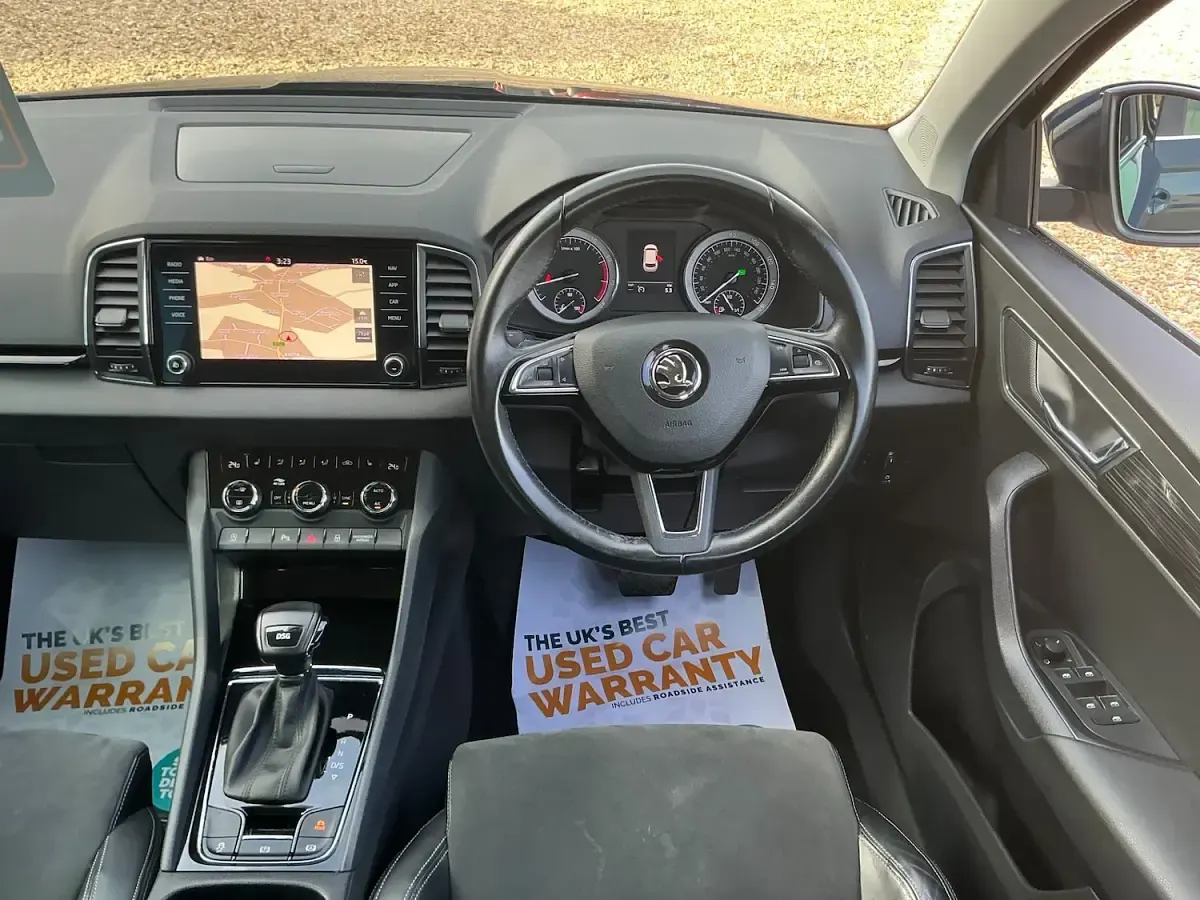 Used Skoda Karoq SE L 150 HP (110 kW) 2018 Blue SUV