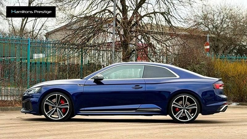 Used Audi RS5 Comfort 450 HP (330 kW) 2018 Blue Coupe