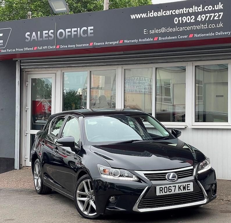 Black Used 2017 Lexus CT200h Executive Line Hatchback | £10,995 (Good price) - Image 1/3