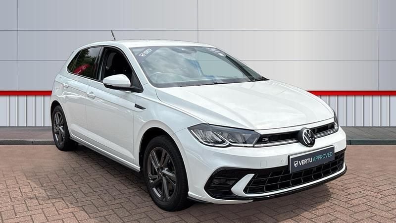 White Used 2022 VW Polo R-line Hatchback | £18,075 (Fair price) - Image 1/4