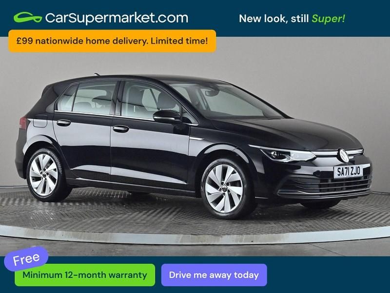 Used VW Golf VII Style 2021 Black Hatchback