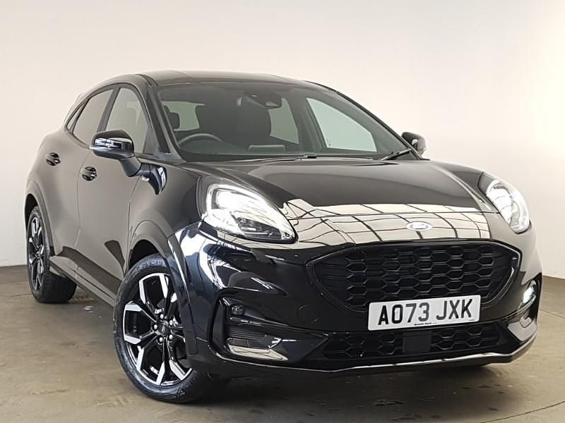 Black Used 2023 Ford Puma ST-Line X Hatchback | £19,698 (Fair price) - Image 1/4
