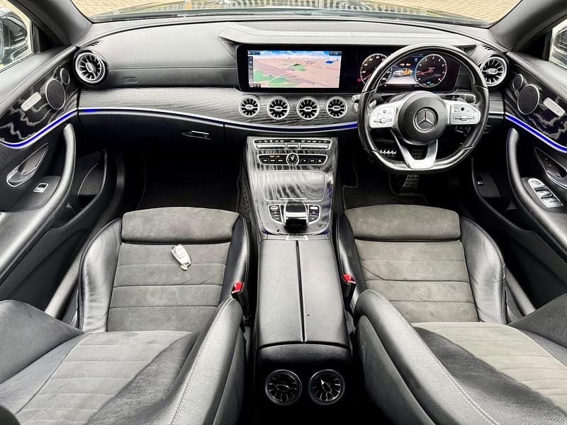 Used Mercedes E350 AMG line 313 HP (230 kW) 2019 Black Coupe